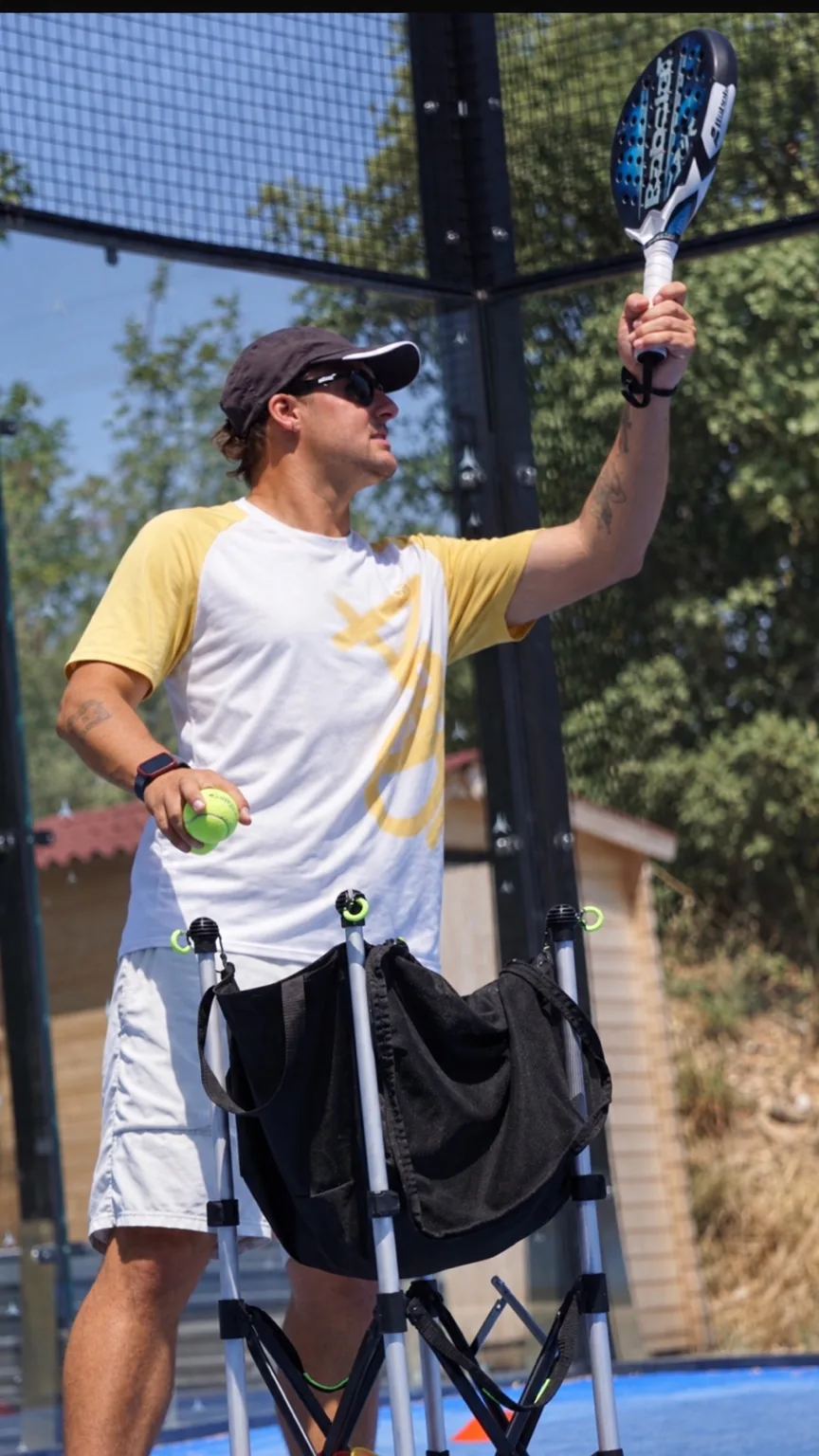 Matteo Cordonnier en coaching padel